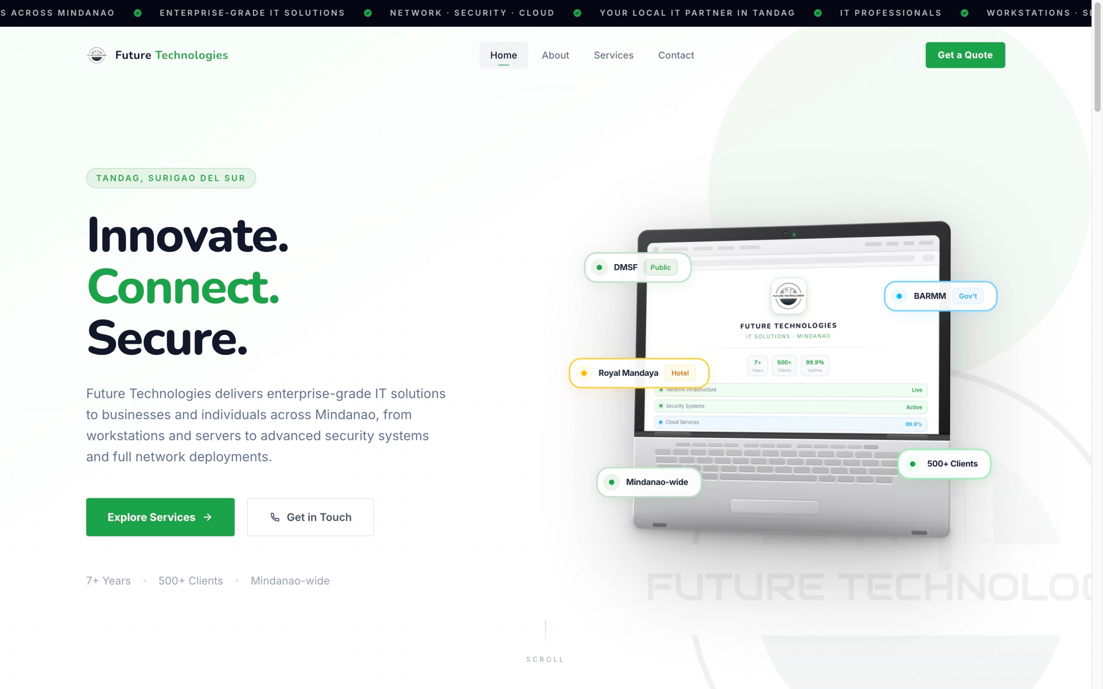 Future Technologies Website