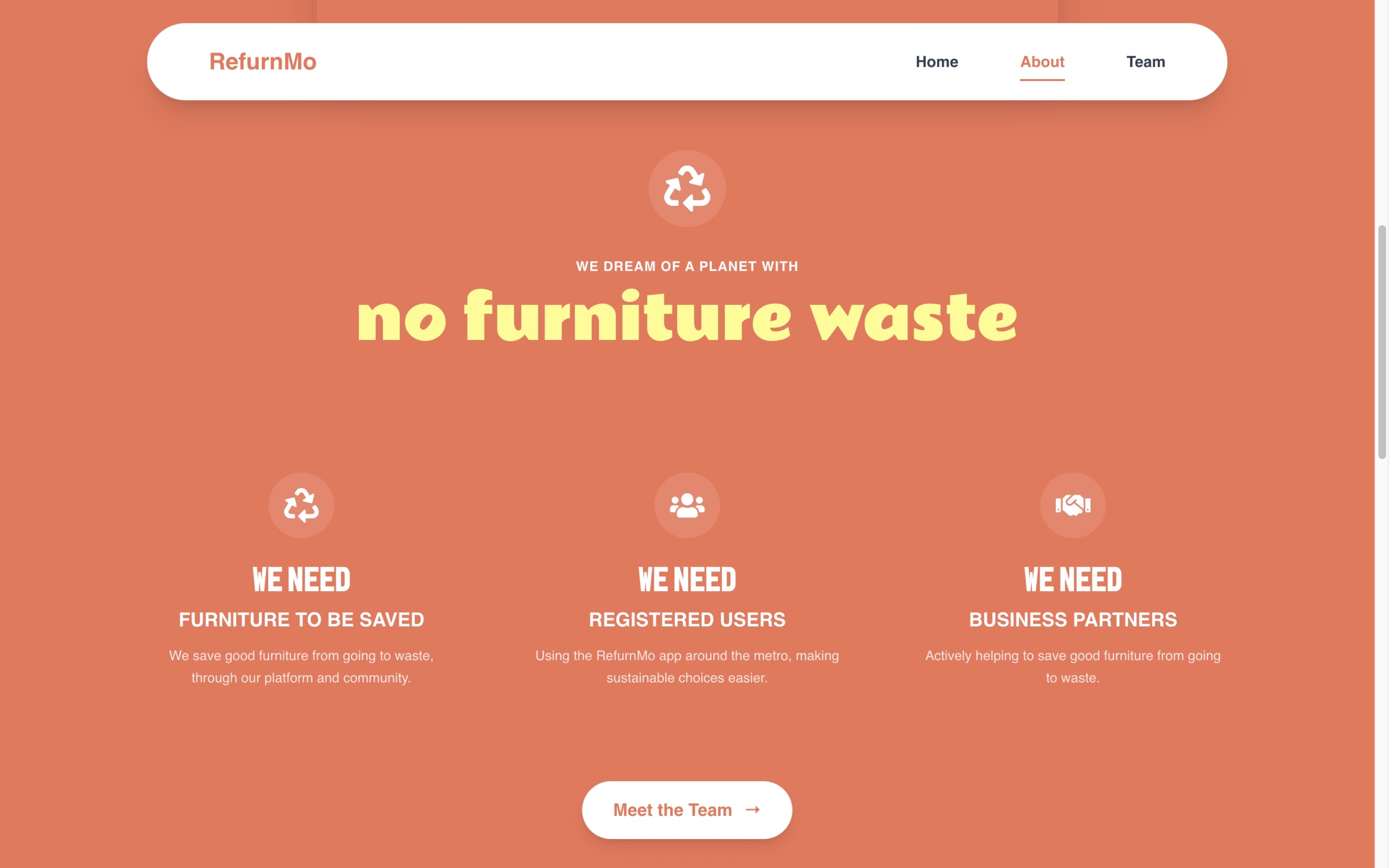 RefurnMo Info Website