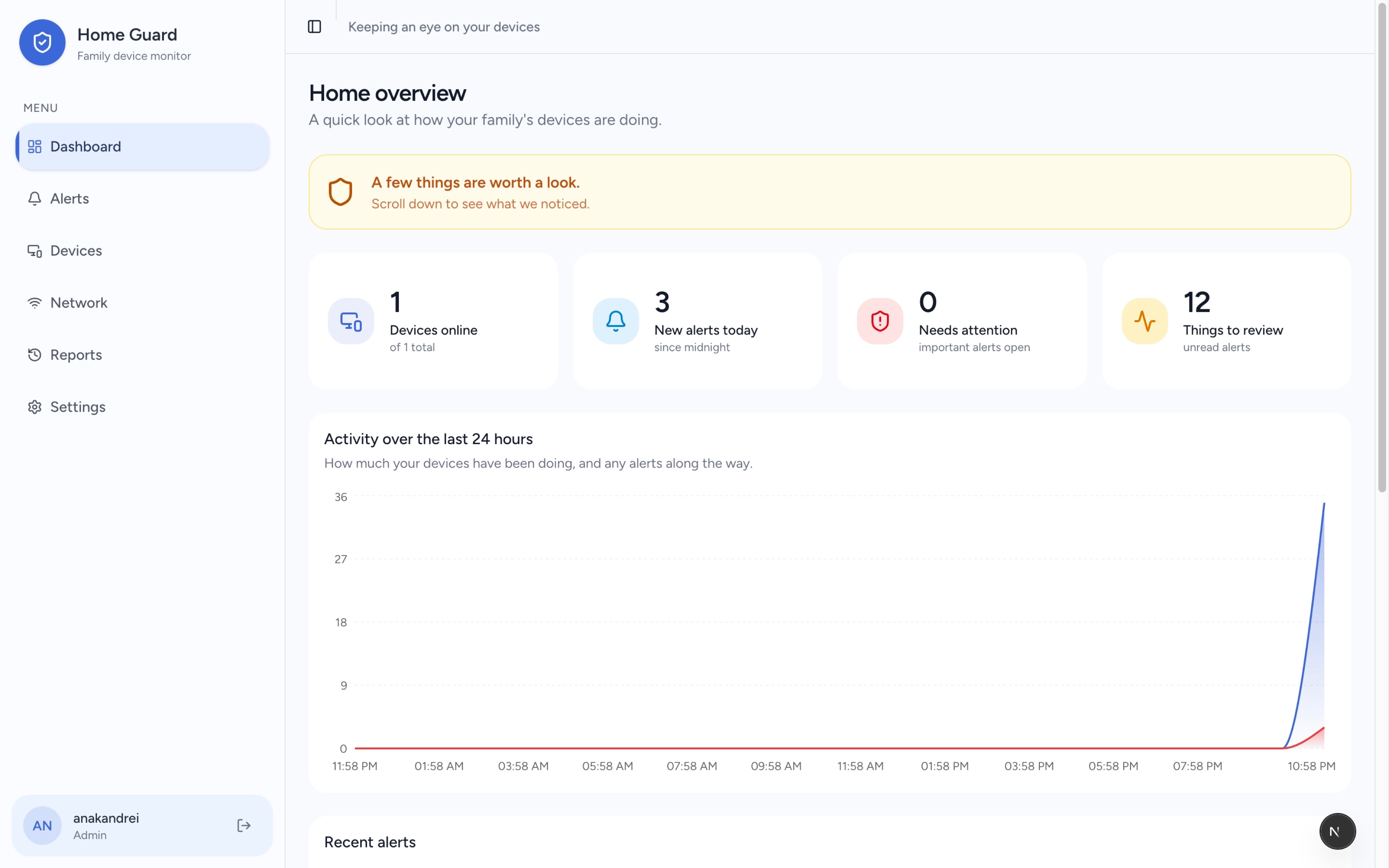 Home-Based EDR System